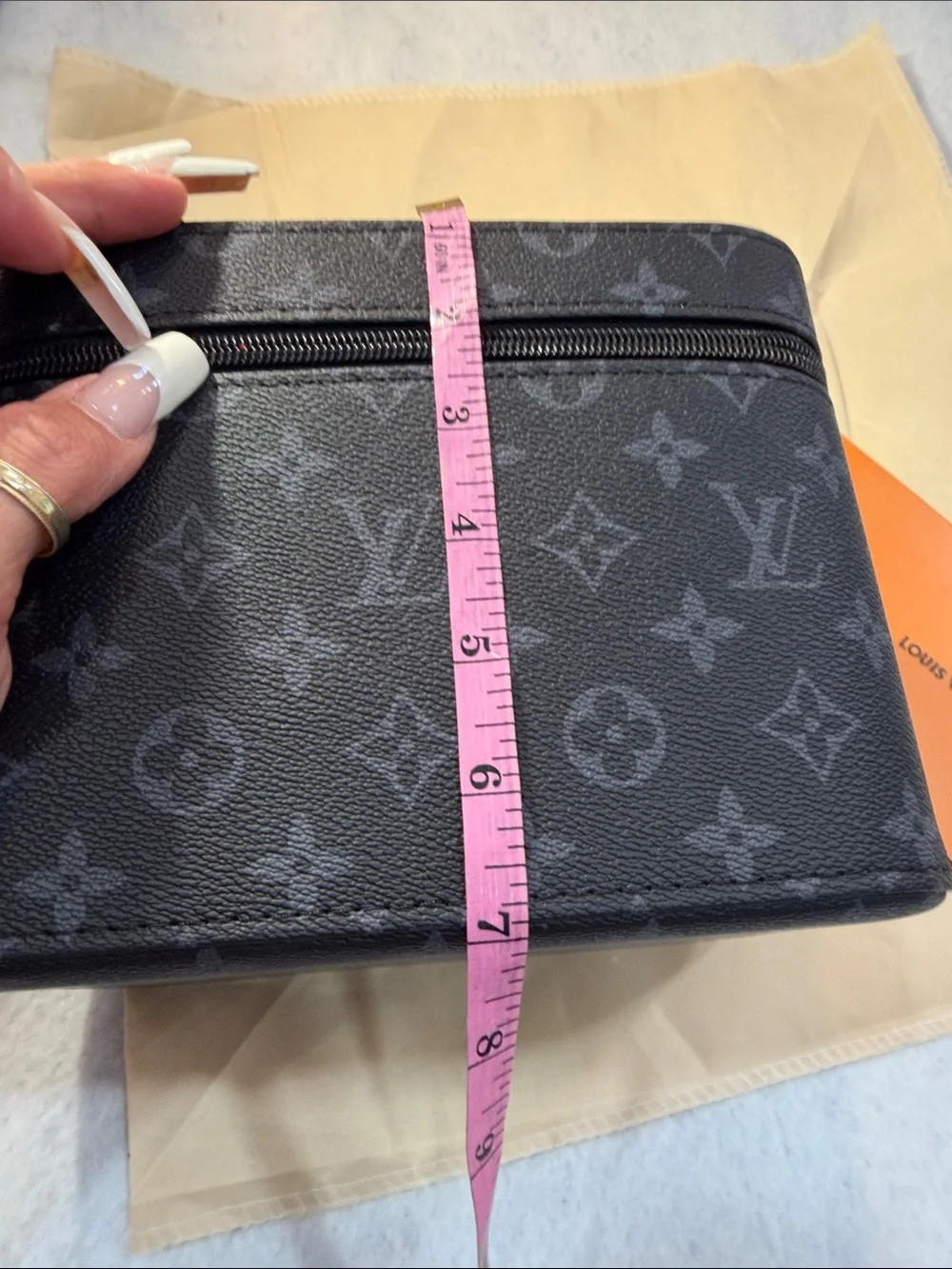 Black Monogram‎ Cosmetic Vanity Case
